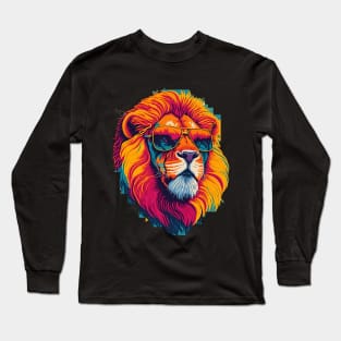 Cool Lion Art Long Sleeve T-Shirt